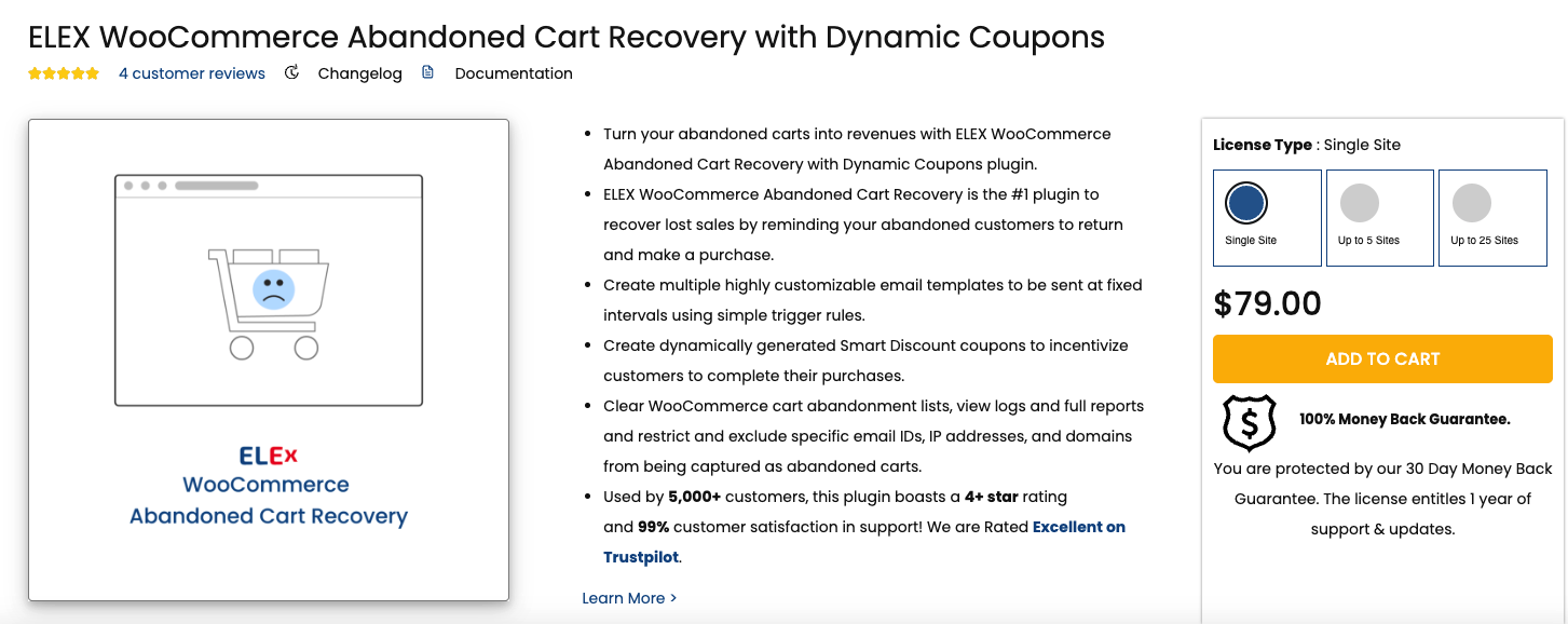 elex woocommerce abandoned cart recovery with dynamic coupons