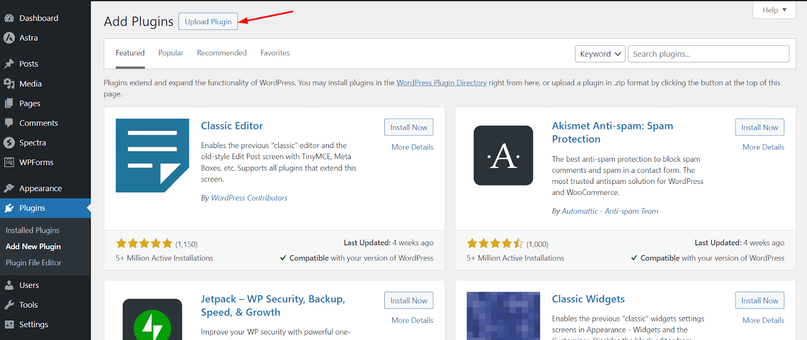 Upload Plugin